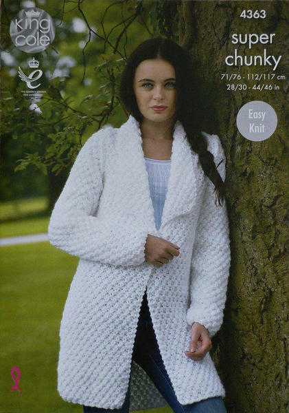 Beautiful  brand new hand knitted Coatcardigan size1618