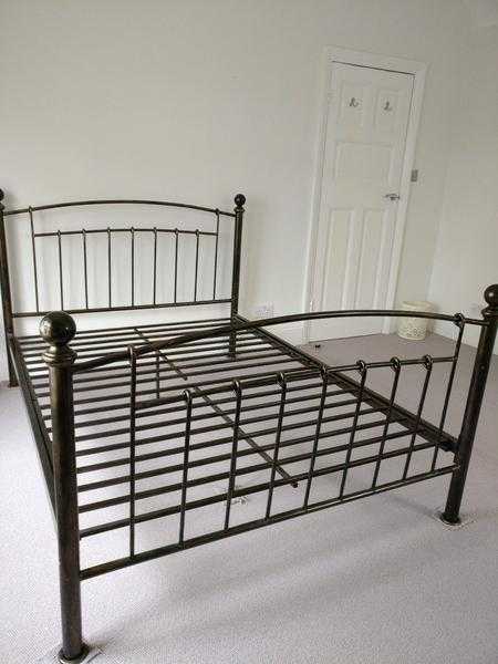 Beautiful Bronze Black Metal Bed