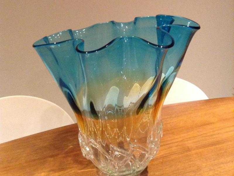 Beautiful coloured Glass Vase