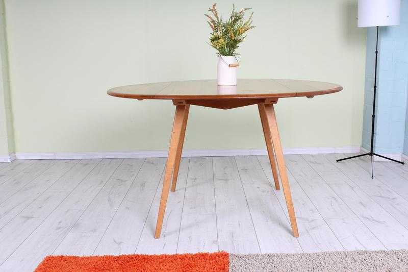 BEAUTIFUL ERCOL TABLE DROP LEAF 1960s - CAN COURIER