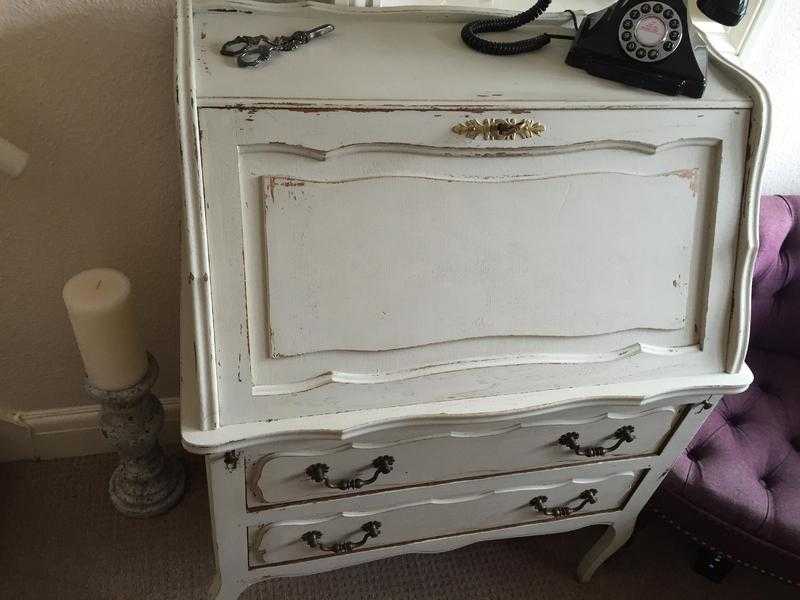 Beautiful French antique vintage bureau shabby chic