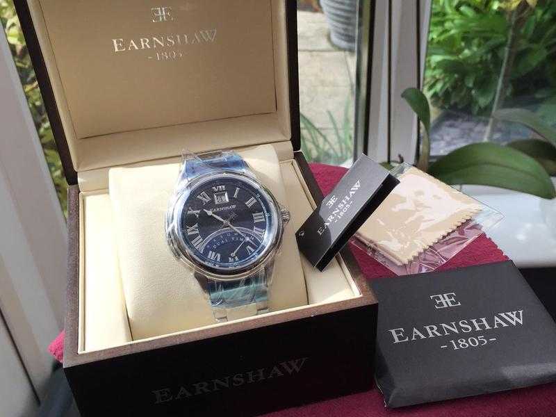 Beautiful Immaculate Boxed Thomas Earnshaw ES8050-11 Observatory Bracelet Watch