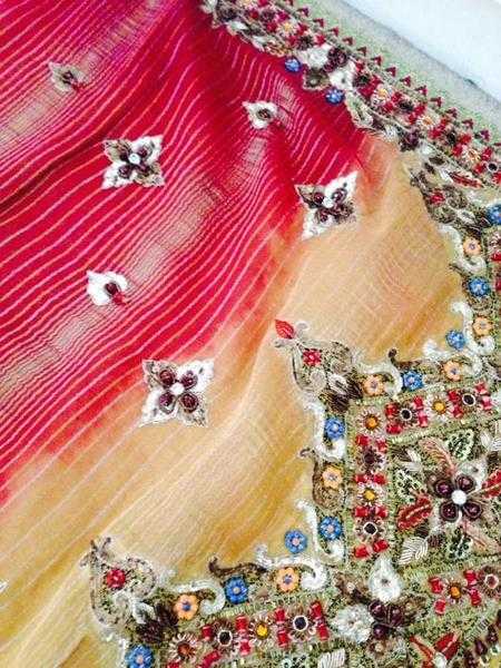 Beautiful pure georgette Saree