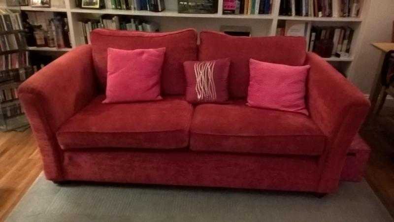 Beautiful Quality Raspberry Sofa