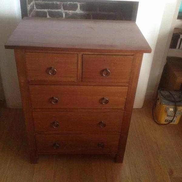 Beautiful Solid Mahogany Rosewood couple of Chest of Drawers