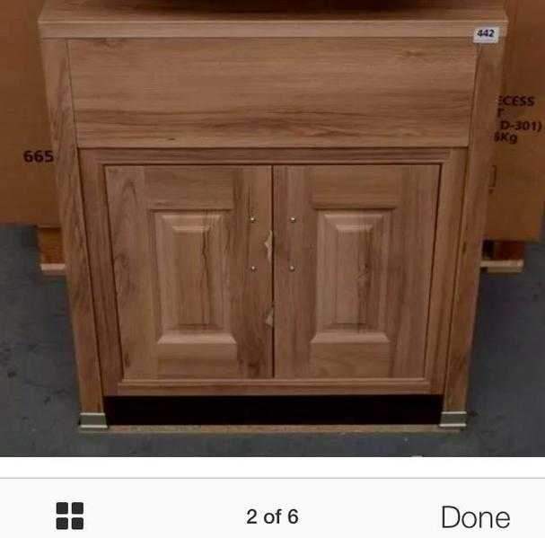 Beautiful Solid Oak Cabinet - New