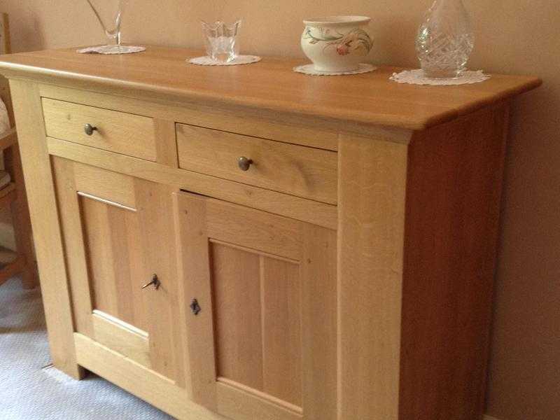 Beautiful solid Oak Sideboards contemporary style 2x