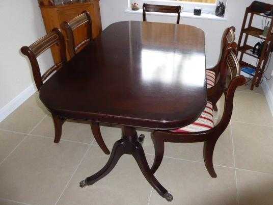 Beautiful traditional dining table amp 6 chairas