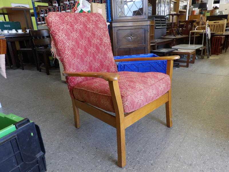 Beautifully Shaped Chair Frame For Reupholstery Project