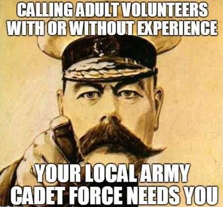 Become part of something different, join the Army Cadet Force as an adult instructor