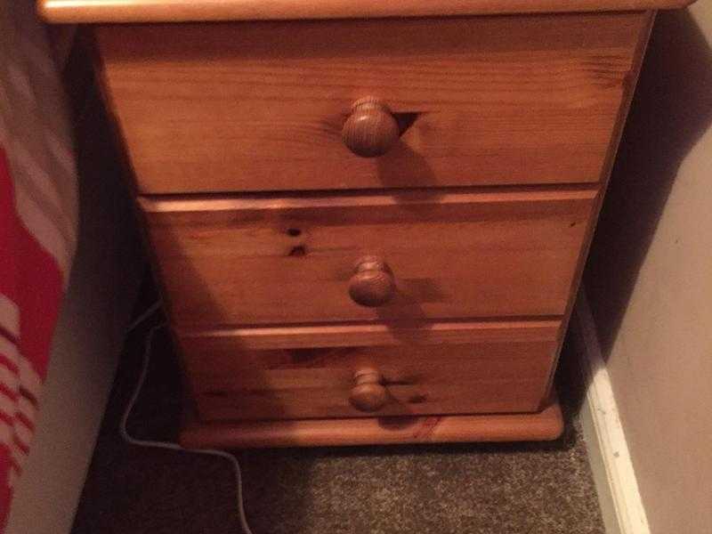 Bedside cabinet and drawers