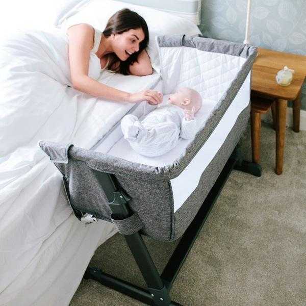 Bedside Crib  next to me