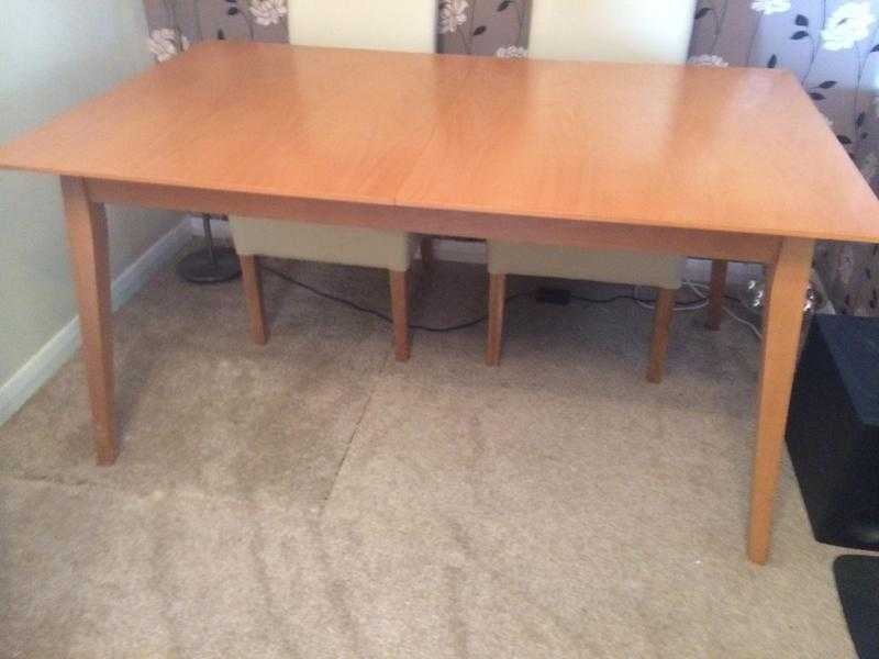 Beech dining table