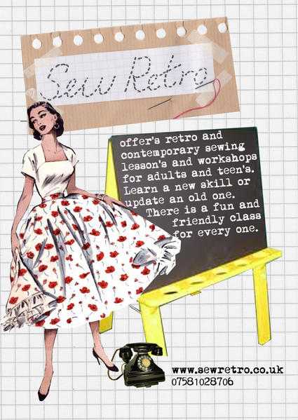 Beginners and Improvers SEWING CLASSES - book four classes First class free