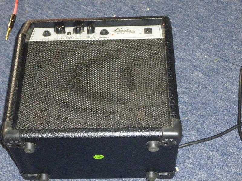 beginners bass guit with amp stand and cable