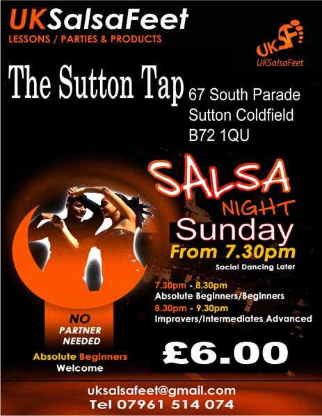 Beginners salsa classes in Sutton Coldfield