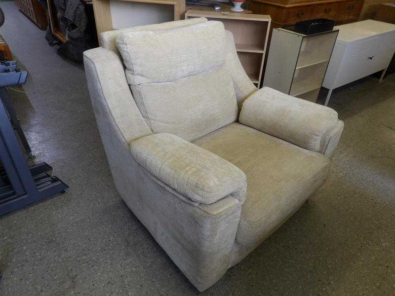 Beige Comfy Armchair  Chair - Local Delivery Now ONLY 19