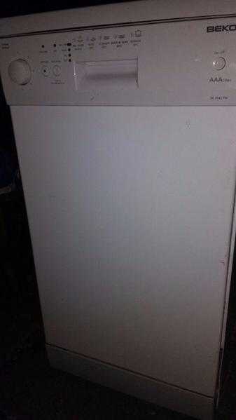 Beko slimline dishwasher vgc