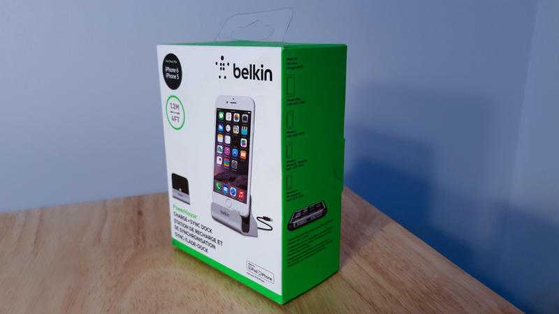 Belkin Charge amp Sync Dock with Lightning Conn. for Apple iPhone 77 PlusSE55c5s66s6 Plus6s