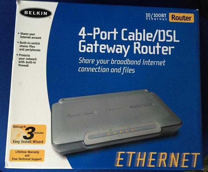 Belkin F5D5231-4 10100 Wired Router (F5D5231uk4)