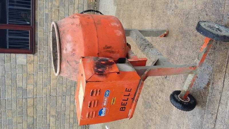 Belle mixer petrol maxi site mixer