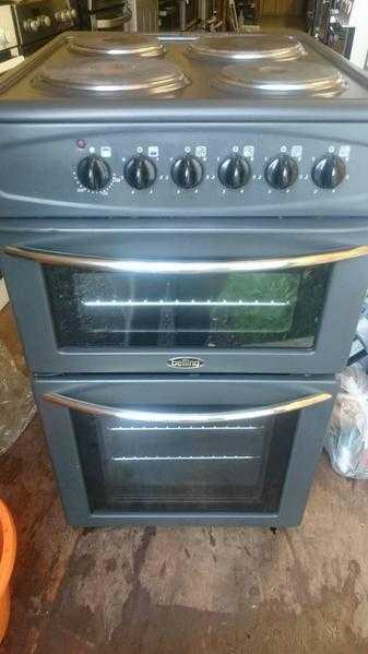 Belling Black 50cm Freestanding electric cooker