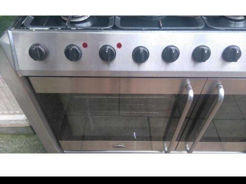 BELLING DUAL FUEL Stainless Steel 100cm RANGE COOKER