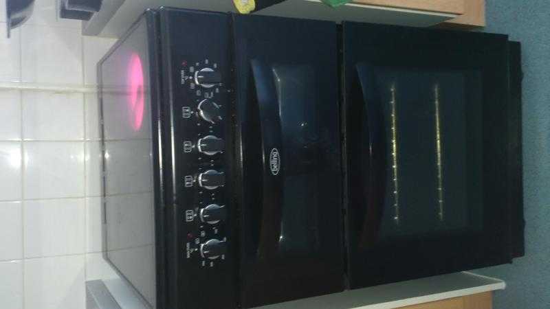 belling electric cooker. double oven, fan assisted.