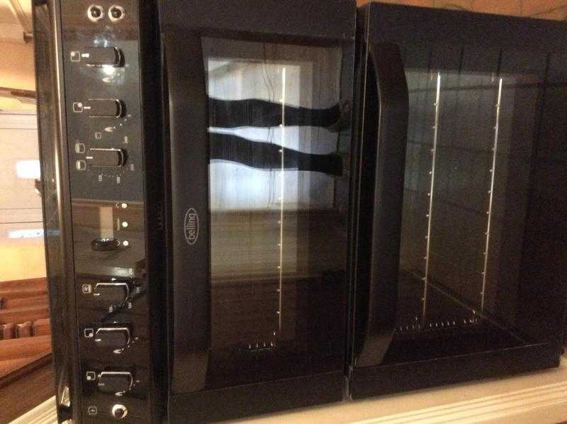 Belling free standing oven, grill and hob with hood .