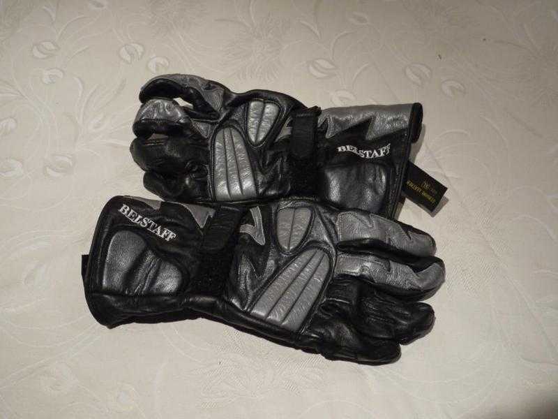 Belstaff Leather Motorcycle Gloves