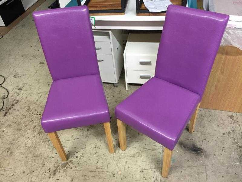 BENTINCK FLEXI DINING CHAIR MSD015 IN PURPLE (2 PCS SET)