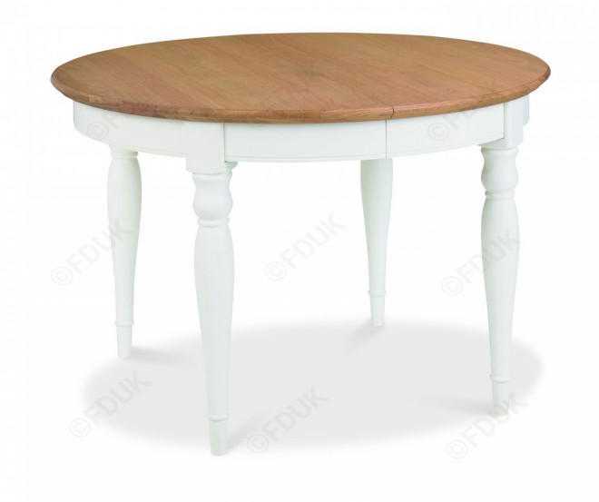 Bentley Designs Hampstead Two Tone Small Dining Table Only