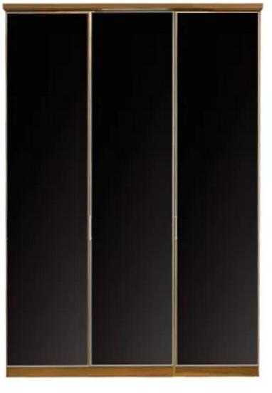 Berkeley 3 Door Hinged Wardrobe - Black