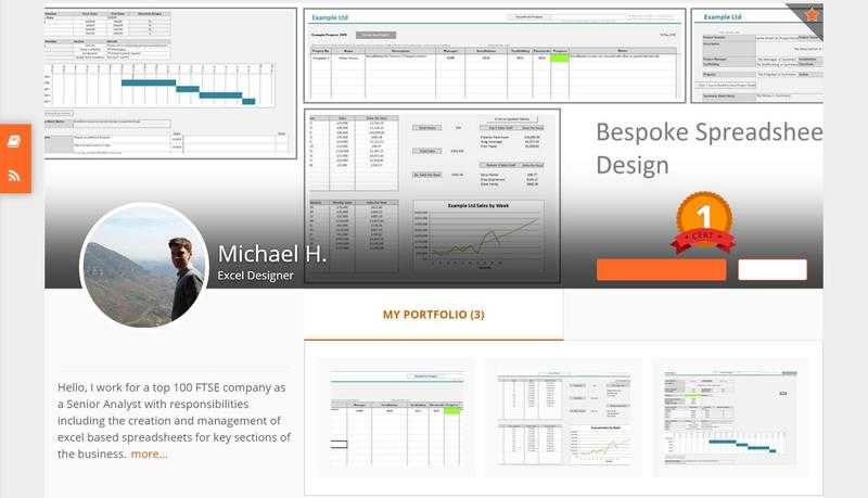 Bespoke Excel Spreadsheet Design