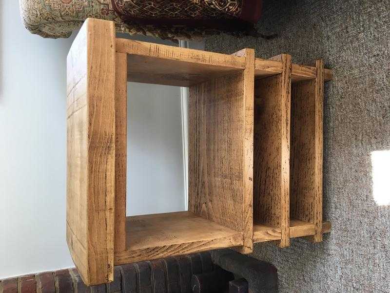 BESPOKE HAND MADE CHUNKY RECLAIMED PINE SKYFREESATSPEAKER UNITS, CHOICE OF 2 or both