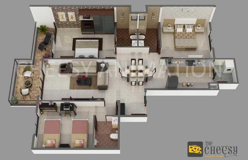Best 3D Floor plan outsourcing company