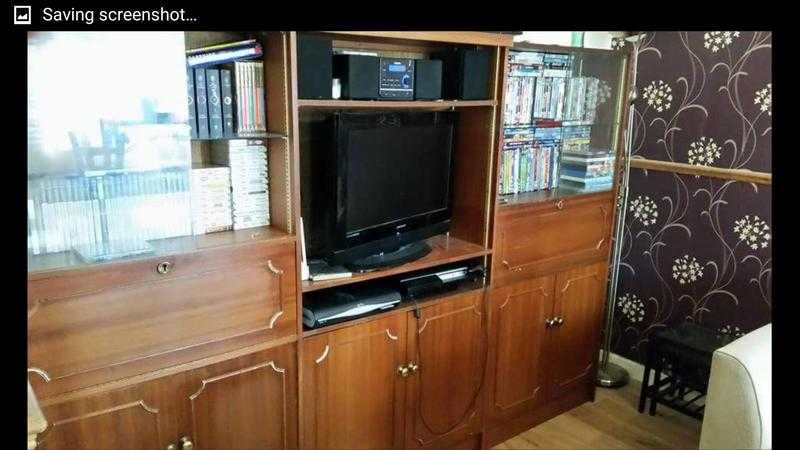 Big retro TV cabinet sideboard display cab only  100ono