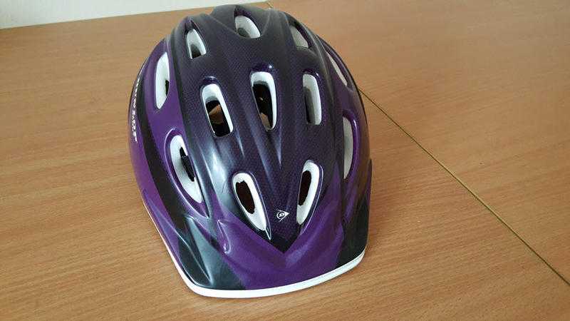 Bike Helmet. Colour Purple. Size 52-56 cm.