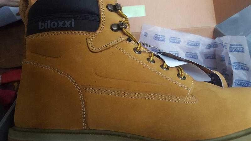 biloxxi industrial footwear mens boots tan 12