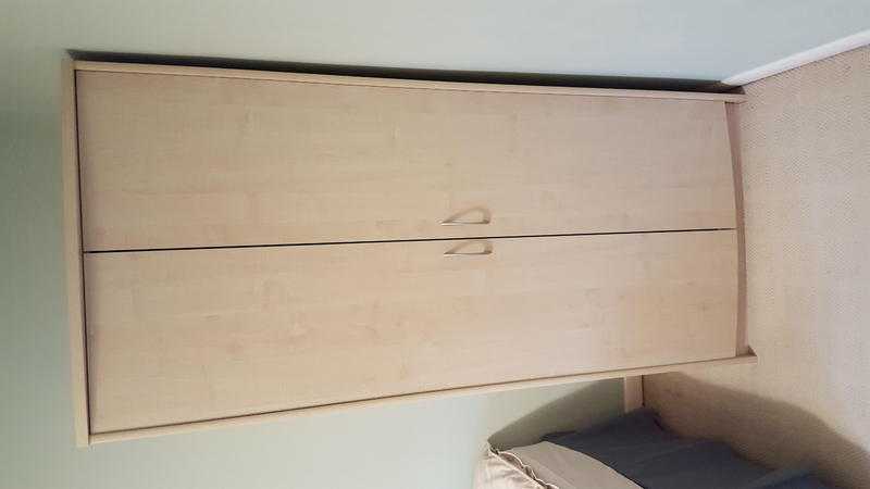 Birch veneer wardrobe