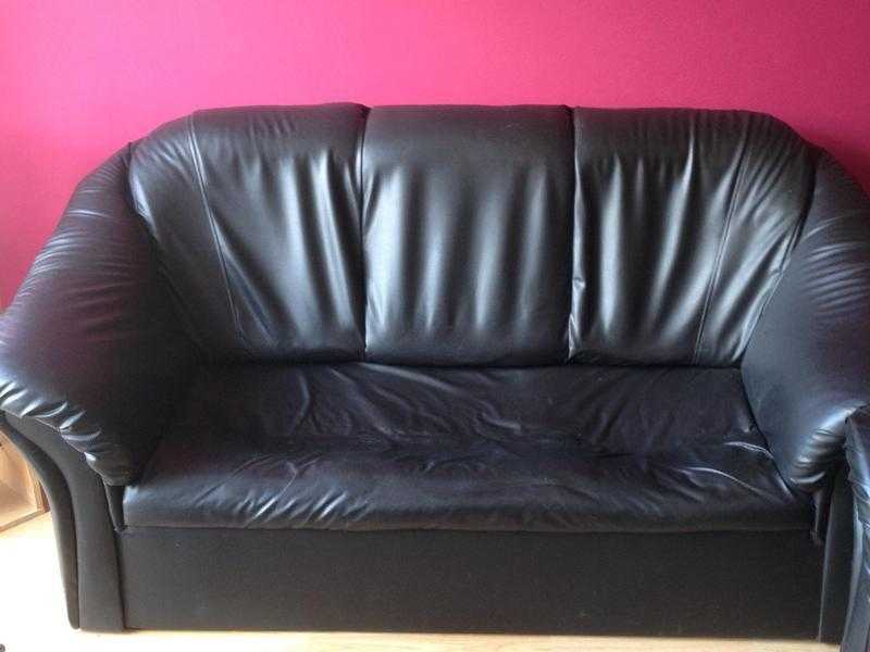 Black 3 and 1 Seater Sofa FOR SALE