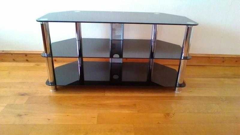 Black 3 shelf T.V stand