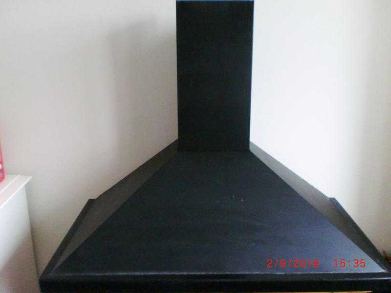 Black 90cm Cooker Hood