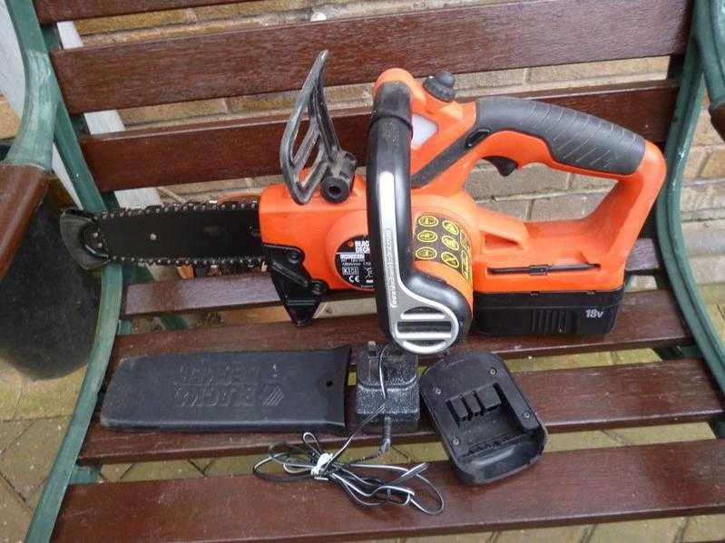 .Black amp Decker Cordless Chain Saw