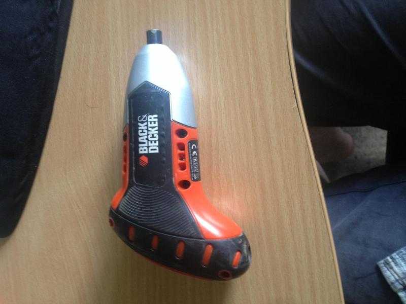 Black and decker gyro electric screwdriver