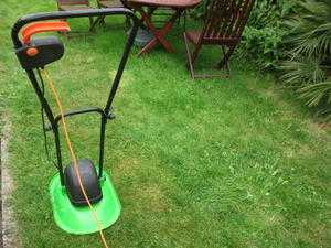 Black and decker hover mower plus garden rake