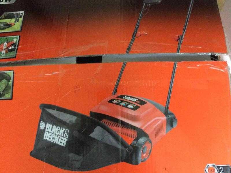 Black and decker lawn rakerscarifier