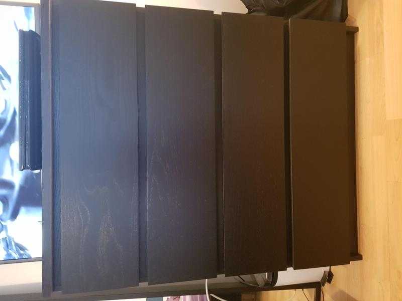 Black Brown Ikea Chest of Drawers