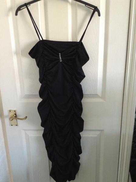 BLACK COCKTAIL STYLE DRESS