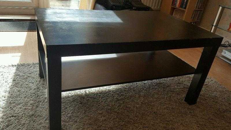 black coffee table